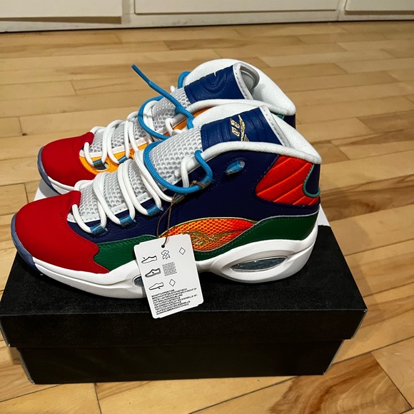 Reebok Mid Question VS concepts Allen Iverson 96 draft - Picture 2 of 6